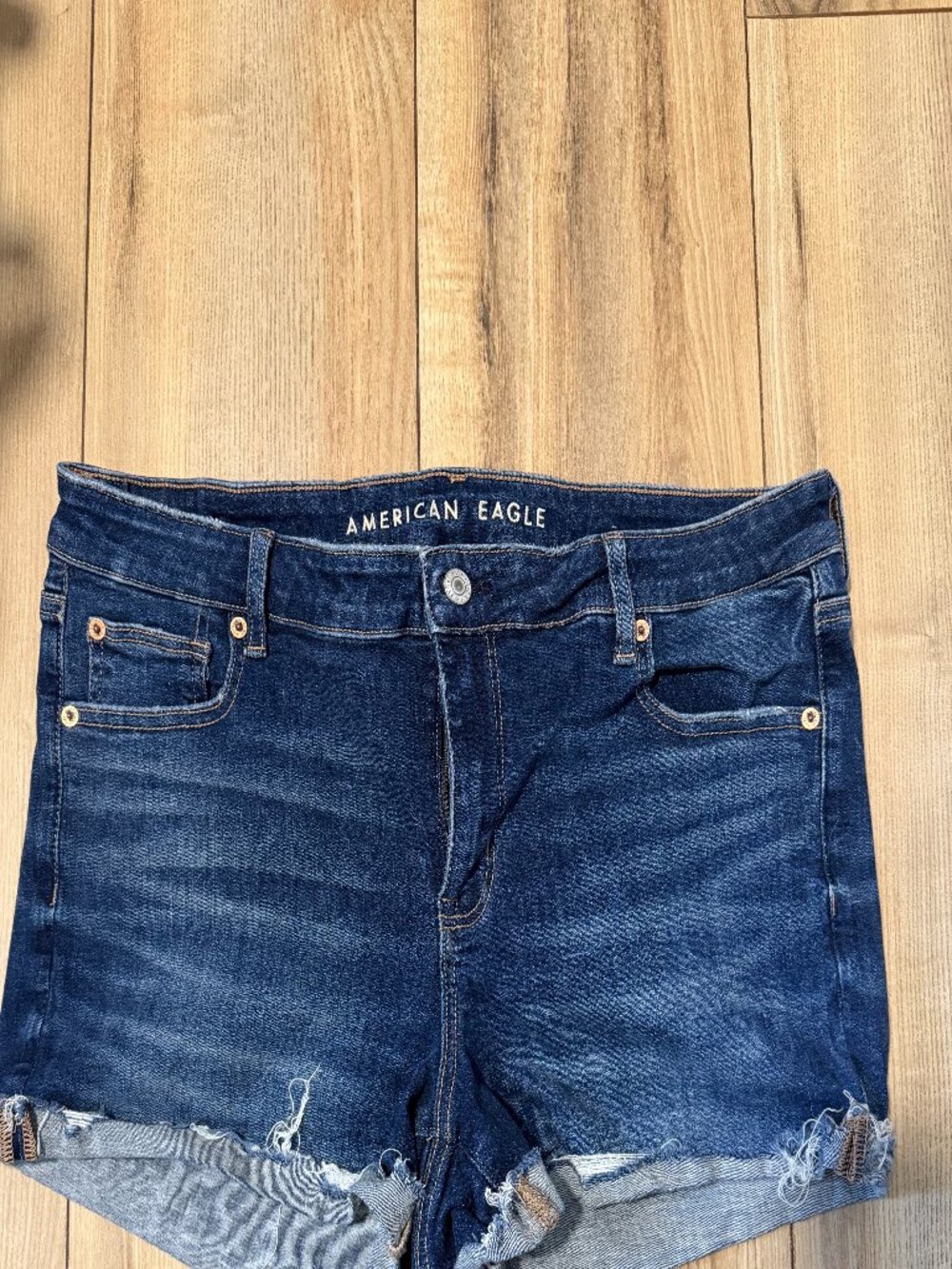 American Eagle Dark Wash Shortie sz 16
